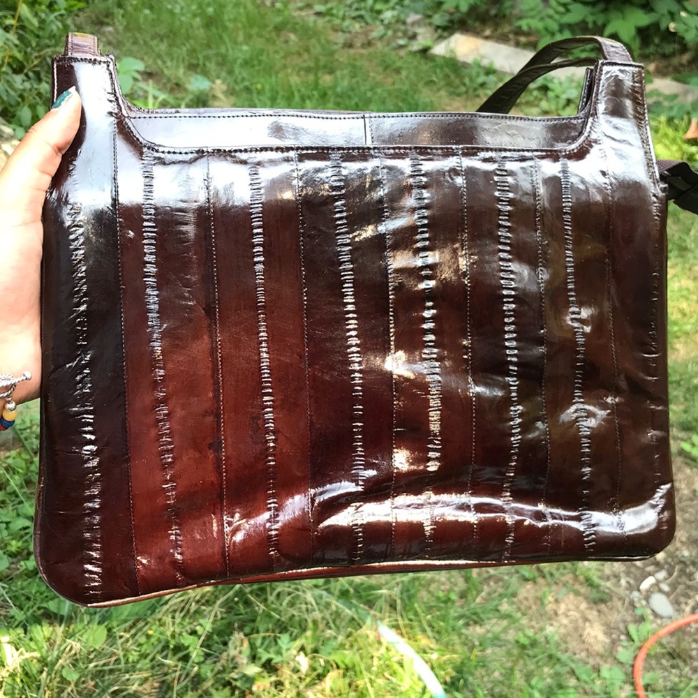 Genuine Eel skin bag
